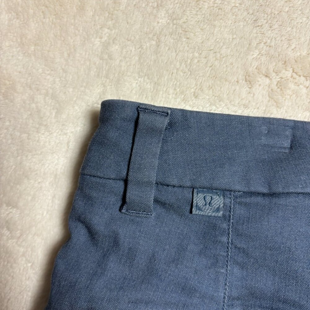 Lululemon Mens Commission Short Size 30 *Qwick Oxford 9" Ink Blue M7AK7S Comfort - Picture 7 of 11
